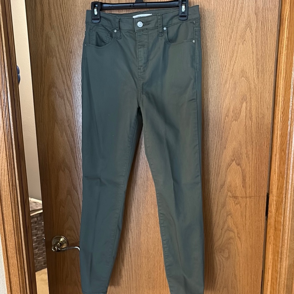 Olive Green Skinny Jeans